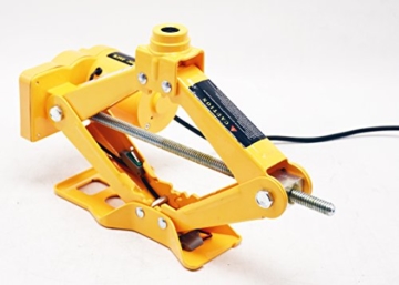 2.5T 12cm-37cm und 17cm-42cm Elektrischer Wagenheber mit Drahtlose Fernbedienung für Auto Scherenlift mit Elektro Schlagschrauber - 3