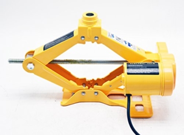 2T Elektrischer Wagenheber mit Drahtlose Fernbedienung mit Radmutternschlüssel, 12 cm-45 cm Auto Scherenlift - 2