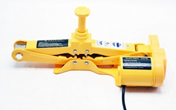 2T Elektrischer Wagenheber mit Drahtlose Fernbedienung mit Radmutternschlüssel, 12 cm-45 cm Auto Scherenlift - 5