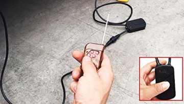 2T Elektrischer Wagenheber mit Drahtlose Fernbedienung mit Radmutternschlüssel, 12 cm-45 cm Auto Scherenlift - 6