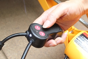 2T Elektrischer Wagenheber mit Drahtlose Fernbedienung mit Radmutternschlüssel, 12 cm-45 cm Auto Scherenlift - 9