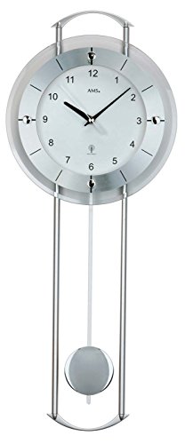 AMS 5254 Pendeluhr Funk Modern Aluminium - 1