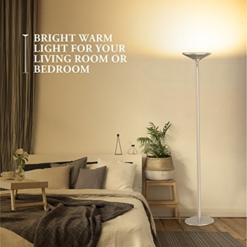 Avantica Stehlampe LED -3000K Warmes Licht,30W,3750 Lumen,71 inch ,0 Verzögerung für Wandschalter,30 Minuten Timer,5 Helligkeitsstufen,Touch-Bedienung- LED Standleuchte - 7