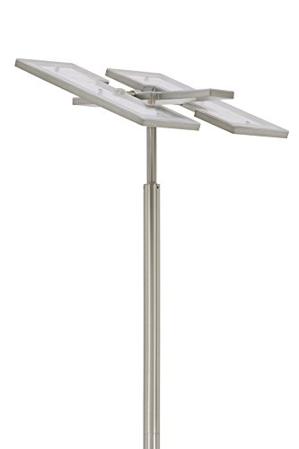 Briloner Leuchten - LED Stehlampe mit flexibler Leselampe, eckiger 2-teilig kipp- & schwenkbarer Leuchtenkopf, stufenlos dimmbar, moderne Wohnzimmerlampe, 21 W + 3.5 W - 13