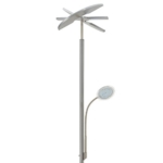 Stehlampe schwarz silber kaufen