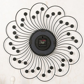 Creative Light-wanduhr Europäische Wanduhr Wohnzimmer Uhr Einfache große Mute Quarzuhr - 3