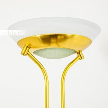 Deckenfluter SALTUM aus Metall Messing mit verstellbarem Lesearm – Stehleuchte für Schlafzimmer – Wohnzimmer – Büro – Fluter und Leseleuchte sind getrennt voneinander schalt- und dimmbar - 4