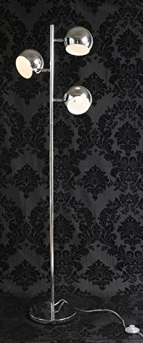 Design STEHLEUCHTE ORBIS chrom / Retro-Look / Stilvoll und elegant / Blickfang für Ihr Zuhause - 1