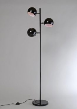 Design STEHLEUCHTE ORBIS schwarz / Retro-Look / Stilvoll und elegant / Blickfang für Ihr Zuhause - 1