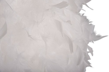 Dreibein Stehlampe Stehleuchte Standleuchte DUCKY 1 | ca. 150 cm hoch | Weiß | Papier | Entenfedern - 6