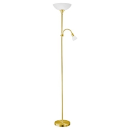 Eglo Stehleuchte Lampe Modell UP 2/1 mit Leselampe Ms matt 82843 und - 1