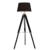 Elegante Design Stehlampe SYLT mit hochwertigem schwarzen Gestell und Leinenschirm höhenverstellbar Stehleuchte Wohnzimmerlampe - 8