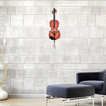 Giftgarden Wanduhr Musik Gitarre mit Pendel im Geigenform für Gitarristen und Musikliebhaber,Musiker uhr wand Kinder Deko Design modern cool ausgefallen schön elegant Dekouhr Whonzimmer Geschenk Freund. - 2