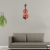 Giftgarden Wanduhr Musik Gitarre mit Pendel im Geigenform für Gitarristen und Musikliebhaber,Musiker uhr wand Kinder Deko Design modern cool ausgefallen schön elegant Dekouhr Whonzimmer Geschenk Freund. - 3