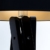 Hochwertige Design Stativ Stehlampe | Studiolampe mit Stoffschirm aus Chintz in schwarz gold und Stativ/Gestell aus Holz Echtholz Schwarz | H= 160cm | Stehleuchte | Handgefertigte Leuchte - 2