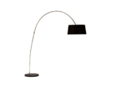 Invicta Interior 10013584 Design Stehleuchte FORMA Schwarz Gold Bogenlampe Bogenleuchte - 1