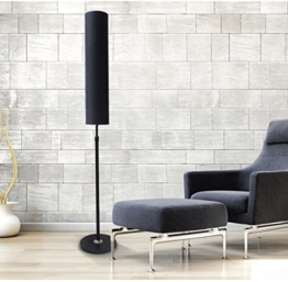 JCRNJSB® Stehleuchte Wohnzimmer Schlafzimmer Studie Einfache und moderne Stehleuchte Kreative Stehleuchte im europäischen Stil LED-Lampen ohne Lichtquelle Dimmbar, kann beleuchtet werden ( Farbe : Schwarz-S ) - 1