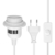 kwmobile DIY Puzzle Lampe XL Lampenschirm - Schirm Teile Set mit Netzkabel Schalter E27 Fassung - Puzzlelampe Stehlampe Deckenleuchte in Weiß - 4