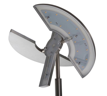 LED-Stehlampe Stehleuchte Standleuchte Deckenfluter OBASI | Silberfarben | Metall | Glas | Dimmbar - 9