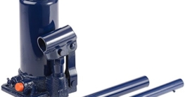 Lescars Stempelwagenheber: Hydraulischer Wagenheber bis 6 t , Hubhöhe 20 - 38 cm, mit Koffer, TÜV (Hydraulik-Stempelwagenheber) - 4