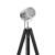 [lux.pro] Stehleuchte Tripod (1 x E27 Sockel)(64cm - 140cm) Industrial Design Dreifuss Dreibein Tripod Teleskop Chrom Stehlampe Leuchte - 4