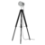 [lux.pro] Stehleuchte Tripod (1 x E27 Sockel)(64cm - 140cm) Industrial Design Dreifuss Dreibein Tripod Teleskop Chrom Stehlampe Leuchte - 5