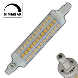 R7s LED Strahler 10 rund Watt dimmbar warmweiß 118mm Leuchtmittel Lampe Halogen j118 Fluter Brenner Scheinwerfer Flutlicht - 1