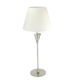 Retro Stehlampe Wohnzimmerlampe " Retro Star " (Weiss, 54cm) - 1