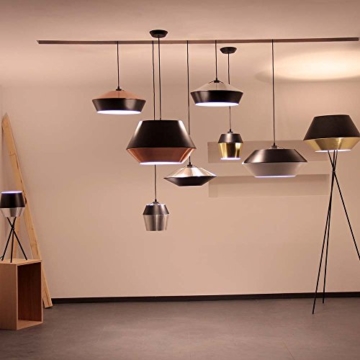 s.LUCE LED Stehleuchte SkaDa Ø 50cm in Gold, Schwarz Wohnzimmerleuchte Stehlampe Dreinbein-Stehleuchte Standleuchte - 9