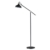 Schicke Design Stehlampe PIT mit Filament-LED im Retro Stil, Nickel matt / Metall Schwarz matt mit 2 Gelenken, E27-Fassung - 2