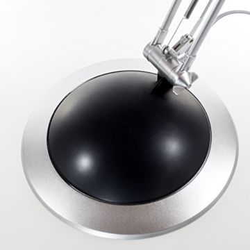 (Schwarz/ Silber) T1419 LED Tischleuchte/ Schreibtischleuchte A++ in 2 Farben wählbar. Lampe Leuchte Schreibtischlampe Tischlampe Nachttischleuchte … - 4