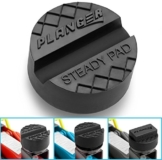 STEADY PAD - Premium Wagenheber Gummiauflage für Rangierwagenheber und Hebebühnen - Universal Gummiauflage Wagenheber - Schützt Ihren PKW und SUV dank praktischer Form und robustem Gummi. Ideal für Auto Tuning - 1