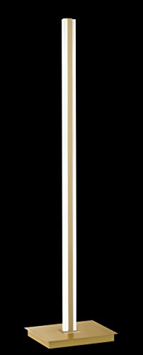 Stehleuchte Messing matt Acrylglas Weiß matt LED 45311 Deckenleuchte Spot Design Lampe Leuchte Beleuchtung - 2