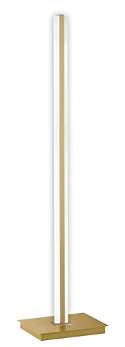 Stehleuchte Messing matt Acrylglas Weiß matt LED 45311 Deckenleuchte Spot Design Lampe Leuchte Beleuchtung - 1