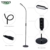 Tonffi Fernbedienung Stehleuchte dimmbar 9W LED mit Touch-Schalter Schwanenhals 360 drehbarem 5 Helligkeitsstufen schwarz - 4