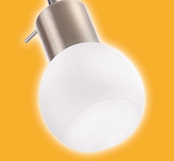 Trango 3-flg. LED Stehleuchte Stehlampe - 12.0 Watt - 3x 350 Lumen Lichtleistung, 3 Stufen dimmbar - schwenkbar & drehbar TG1518A - 3