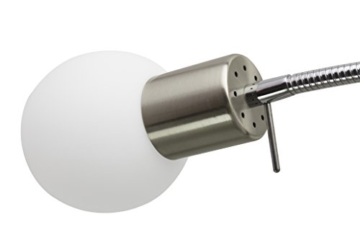 Trango 3-flg. LED Stehleuchte Stehlampe - 12.0 Watt - 3x 350 Lumen Lichtleistung, 3 Stufen dimmbar - schwenkbar & drehbar TG1518A - 4