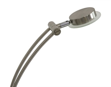 Trango TG1516 LED Stehleuchte, Stehlampe mit 24 Watt - 2350 Lumen gesamt Lichtleistung, stufenlos dimmbar - Lesearm ist schwenkbar - 2