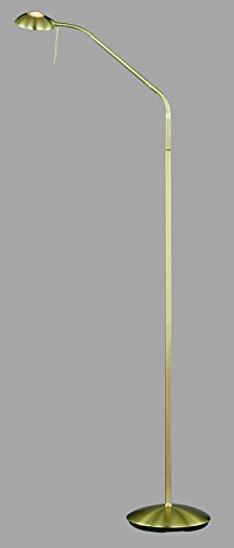 Trio Leuchten Halogen-Stehleuchte in Messing matt 4912011-08 - 4