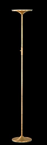 Trio Leuchten LED-Fluter in Messing antik 429110104 - 4