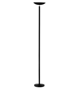 UNILUX Halogen-Stehleuchte First Deckenfluter schwarz dimmbar Dimmfunktion Stehleuchte Wohnzimmerlampe StandleuchteHalogen-Fluter Standlicht Wohnzimmerleuchte Leseleuchte - 1
