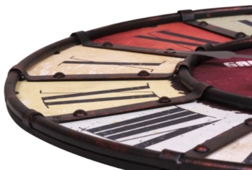 WOHNLING Wanduhr XXL ¯ 60 cm Galerie Küchenuhr Vintage-Look Bahnhofsuhr modern Römische Ziffern mehrfarbig stilvoll Wohndeko Design Wohnzimmeruhr Wanddekoration elegant Designuhr Wohnraumdekoration - 4