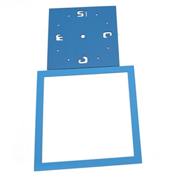 Yesiidor Wandaufkleber Abnehmbare DIY Uhr Muster Wand Aufkleber Wandtattoo für Wohnzimmer Silber Schwarz - 3