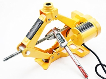 2T 120-350mm Elektrischer Wagenheber Scherenwagenheber + Schlagschrauber + Elektrische Luftpumpe - 3