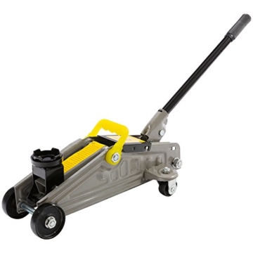 Arebos® Hydraulischer Wagenheber Rangierwagenheber 2 Tonnen mit extralanger Hubstange und Koffer - 2