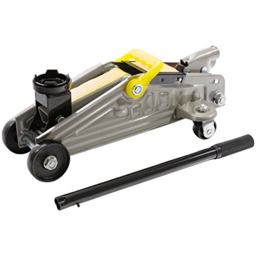 Arebos® Hydraulischer Wagenheber Rangierwagenheber 2 Tonnen mit extralanger Hubstange und Koffer - 7