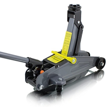 BITUXX® Hydraulischer Rangierwagenheber mit praktischen Transportkoffer 2T flach Wagenheber hydraulisch 2 Tonnen Hubhöhe von 13,5 cm bis 33,5 cm - 6