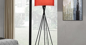 [lux.pro] Stehleuchte - Red Mikado - (1 x E27 Sockel)(155 cm x Ø 48 cm) Stehlampe Fußbodenlampe Zimmerlampe Wohnzimmerlampe - 2