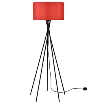 [lux.pro] Stehleuchte - Red Mikado - (1 x E27 Sockel)(155 cm x Ø 48 cm) Stehlampe Fußbodenlampe Zimmerlampe Wohnzimmerlampe - 4