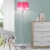 [lux.pro] Stehleuchte Stehlampe (3 x E14 Sockel)(165 cm x 45 cm) Chromfuss + Stoffschirm pink + Kristallbehang Lampe Wohnzimmerlampe Leuchte Standleuchte - 2